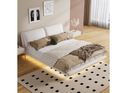 White Bedroom Bed Designer Textile Beds Luxury Wood Double Beds