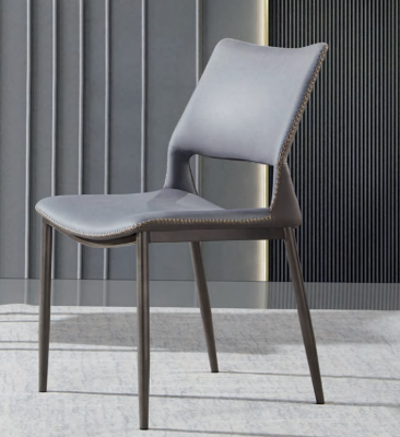 Gray dining room chair designer 1-seater luxury armchairs single seater new