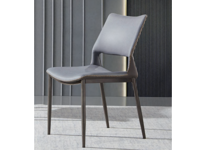 Gray dining room chair designer 1-seater luxury armchairs single seater new