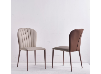 Beige Dining room Chair Dining room Furniture Designer Imitation leather Chairs new