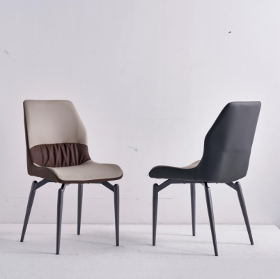 Beige Single Seater Chairs without Armrests Dining chairs Kitchen Furniture