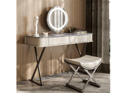 Beige Dressing table Design Bedroom Furniture Luxury Wood Dressing tables
