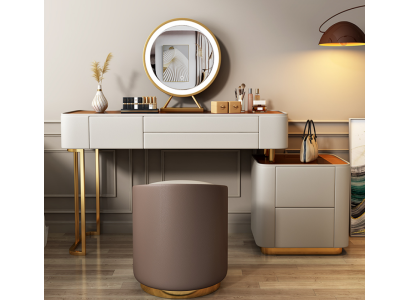 Stylish white dressing table with drawers designer dressing table