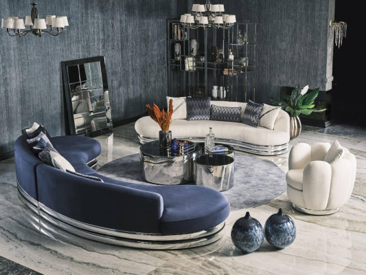 Complete e couch set fabric sofa upholstered sofa couch blue set sofa 3 pieces