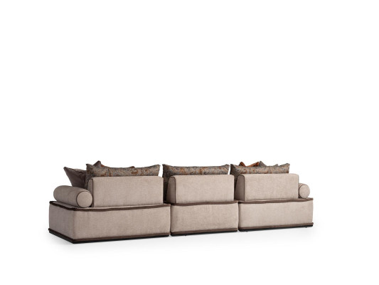 Four Seater Sofa 4 Seater Couch Fabric Sofa Upholstered Sofa Modern Gray