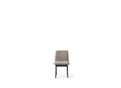 Group Chairs Dining chairs Kitchen chair Gray wooden chair 6-piece Fabric