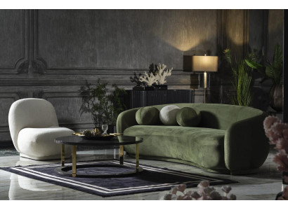 Suite fabric sofa sofa set upholstered sofa modern set 2-piece green sofa