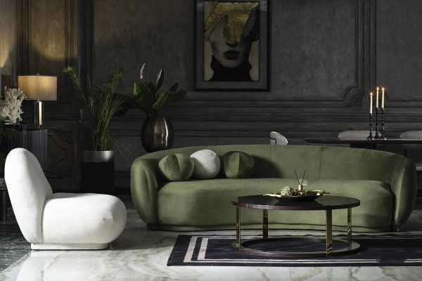 Suite fabric sofa sofa set upholstered sofa modern set 2-piece green sofa