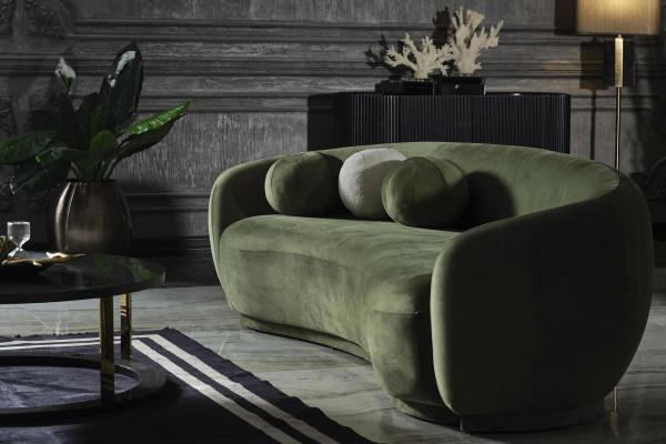 Suite fabric sofa sofa set upholstered sofa modern set 2-piece green sofa