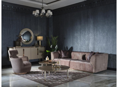 Sofa set upholstered sofa fabric sofa three seater sofa 3 seat armchair gray