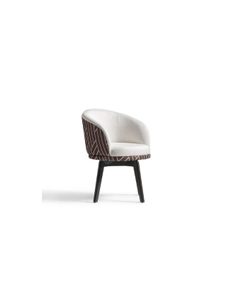 Suite Chairs Dining chairs 6x Kitchen chairs Wooden chairs White Design