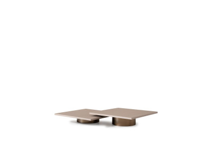 Group Tables Coffee table Coffee table Side table Wood Set Beige 2-piece