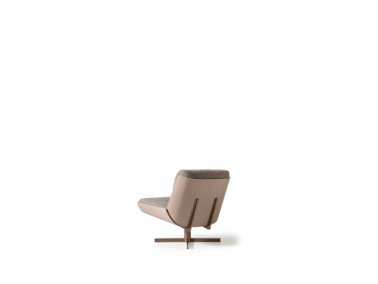 Swivel Chair Armchair Fabric Seater Single Seater Gray Living room Club Chair