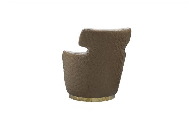 Wing Chair Armchair Fabric Seater Single Seater Beige Club Chair Modern