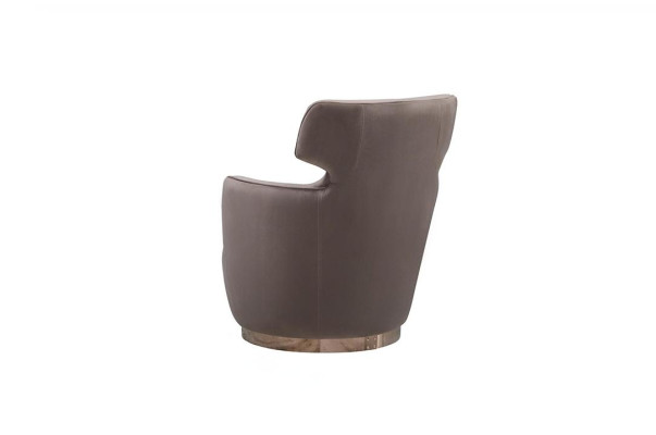 Armchair Fabric Seater Single Seater Gray Club Chair Wing Chair Modern