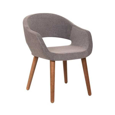 Gray Dining room chair Living room Chair Armrests Chairs Designer Wood