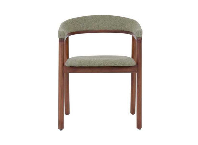 Gray Dining Room Chair Design Wooden Chair Single Seat Upholstery 1-Seater Chair