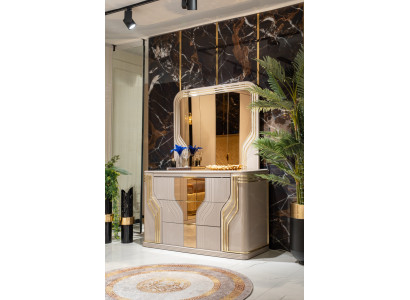 Luxury Design Chest of drawers with Mirror Modern Bedroom Furnishings