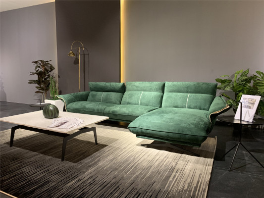 Design Fabric Corner sofa L-shape Sofa Couch Design Decoration Upholstery Textile Modern