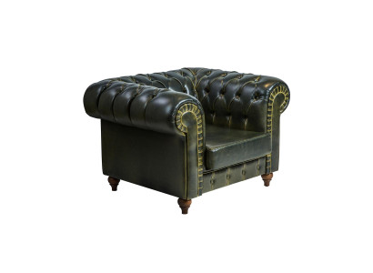 Сhesterfield Armchair Green Modern Design Seat new Furnishings Living room