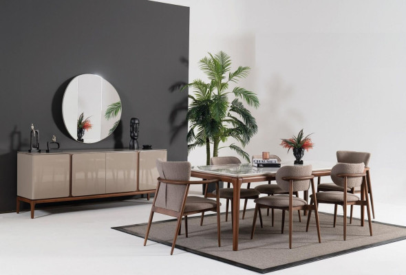 Italian dining room set dining set dining set chair group sideboard