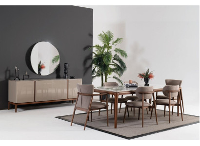 Italian dining room set dining set dining set chair group sideboard