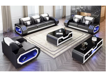 Modern leather sofa set couch upholstery sofa sets leather sofa sideboard new