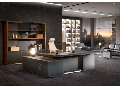 Desk Leather Office Tables Designer Furnishings Table Furniture Armchair