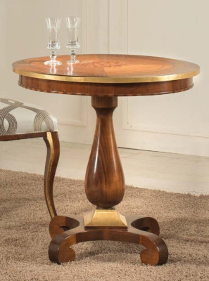 Dining table Luxury Round Table Solid Wood Italy new Dining room Tables Round Furniture