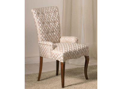 Armchair Upholstered Chair Armrest Luxury Armchair Chair Chairs Living room Dining room