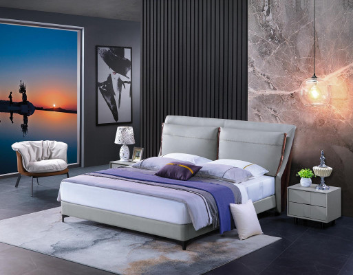 Luxury Bedroom Bed Bedside table 3 pcs. Set Design Beds Side tables new