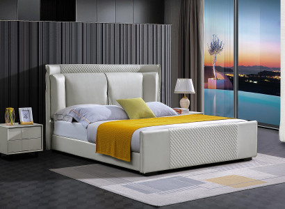 Bed Bedroom Set Design Furniture Luxury Beds 2x Bedside table 3-piece Bed frame
