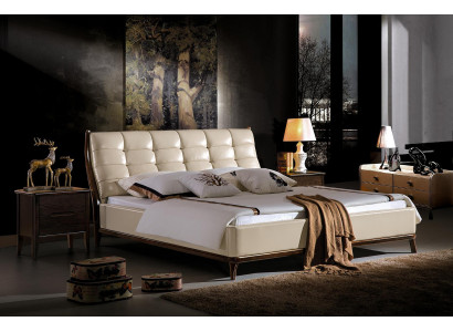 Bed Chesterfield Furniture Bedroom Double bed Luxury Beds 180x200 Leather new