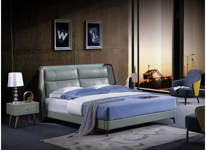 Bed Upholstery Design Luxury Double Hotel Beds Sleep Room Wood new 180x200cm