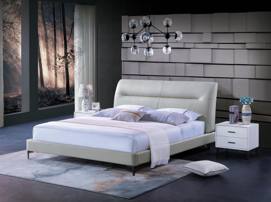 Bed Upholstery Design Luxury Double Hotel Beds Leather Sleep Room Luxury