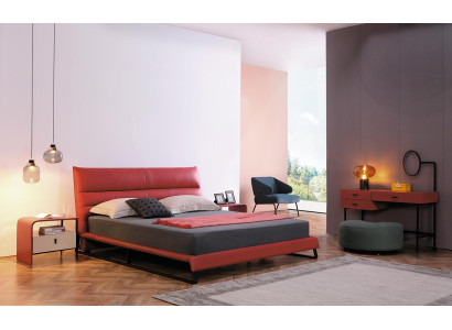 Bed Upholstery Design Luxury Decorative Double Hotel Beds Sleep Room Leather