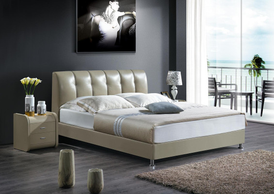Luxury Bedroom Bed Upholstery Design Luxury Double Hotel Beds Leather Beds new.
