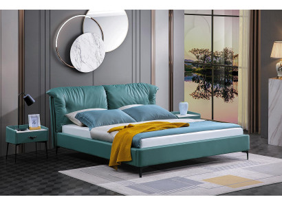 Design Bed Beds Textile Leather Hotel Luxury Upholstery Marriage Double new Bedroom.