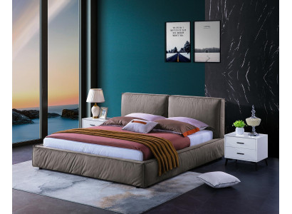 Design Bedroom Bed Luxury Wood Beds Double Marriage Upholstery Furniture 180x200cm
