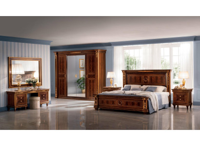 Bedroom Set Bed Bedside table Chest of drawers Mirror Stool new 7pcs. Baroque