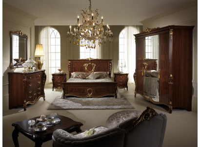 arredoclassic™ Bedroom Set Sinfonia Baroque Rococo Bed Bedside table