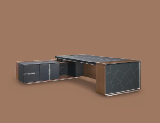 Corner desk office boss room furniture design desks decoration practice