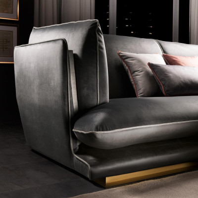 Sofa Couch Luxury Corner sofa Furniture Living room Upholstery Design Textile arredoclassic