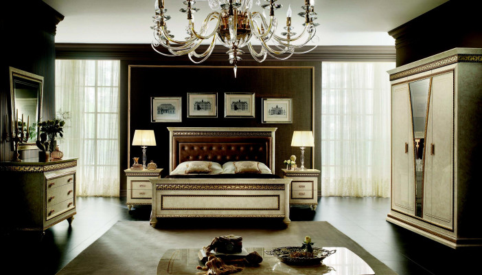 Design Bedroom Sets Complete Bed Chest of drawers Bedside table 6 pieces. Set Furniture