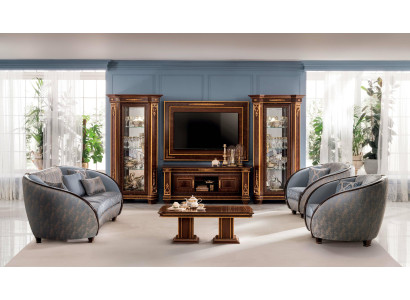 Italian Living room Upholstery Furniture Sofa set 3+2+1 Complete Set