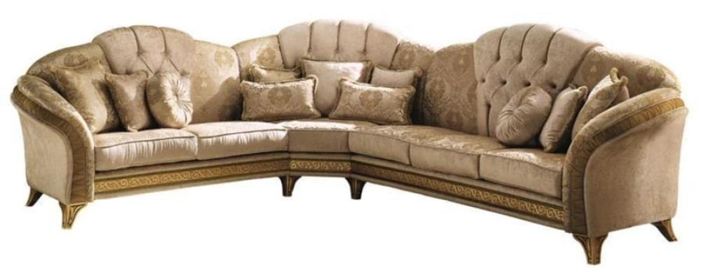 Corner sofa Sofa Couch Upholstery Living landscape Textile Corner Sofas Suite L-shape new