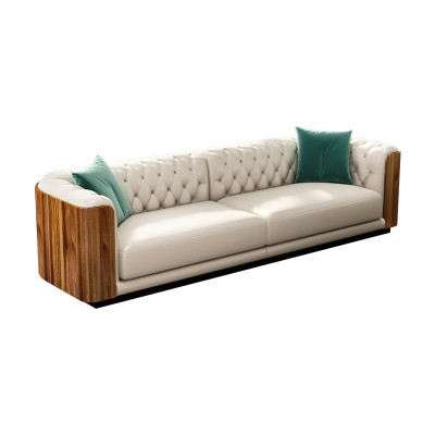 Luxury Furniture Sofa set Couch Sofa Upholstery Designer Furniture 4pcs. Leather