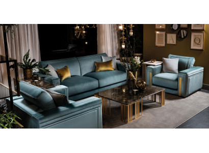 Sofa set 311 Seater Living landscape Sofa Couch Upholstery Suite Sofas Textile