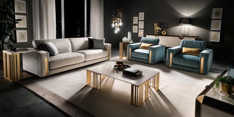 Sofa set 311 Seater Living landscape Sofa Couch Upholstery Suite Sofas Textile