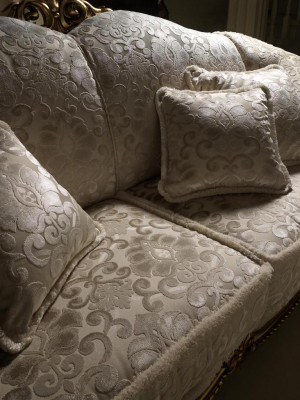 Sofa set 3+3 Seater Fabric Couches Upholstery Suite Sofas Couch arredoclassic